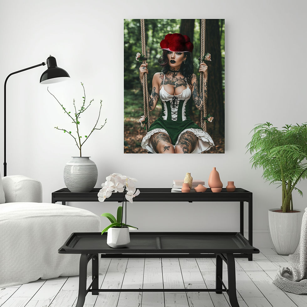 Miniaturbild: Bollenhut und Tattoos: Poster-Motiv für Individualisten