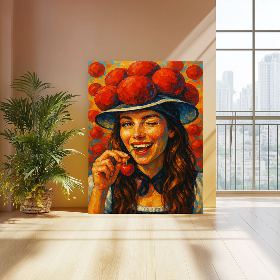 Miniaturbild: Fröhliches Schwarzwaldmädel Hanni – Geschenkidee als Kunstposter oder Leinwanddruck
