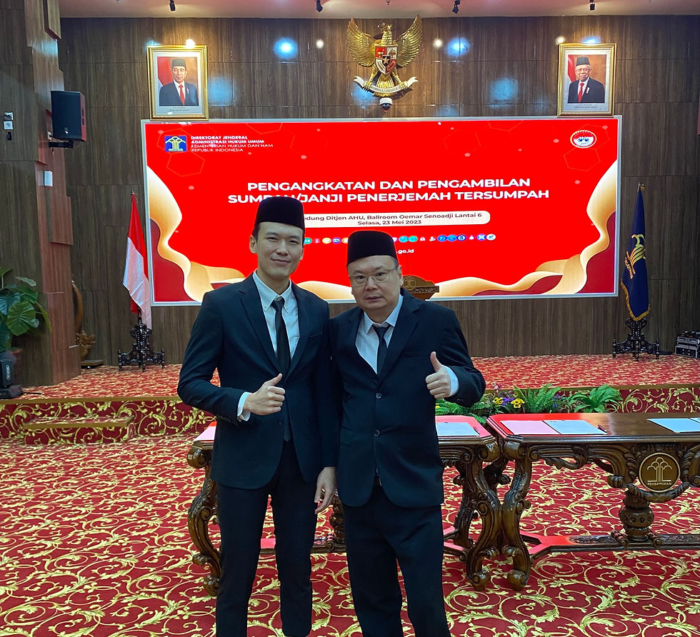 Penerjemah Tersumopah Makassar