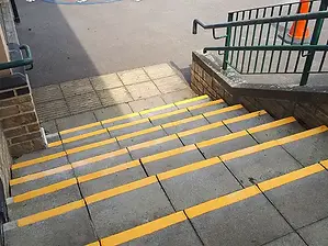 Safety Steps Thermoplastic Markings