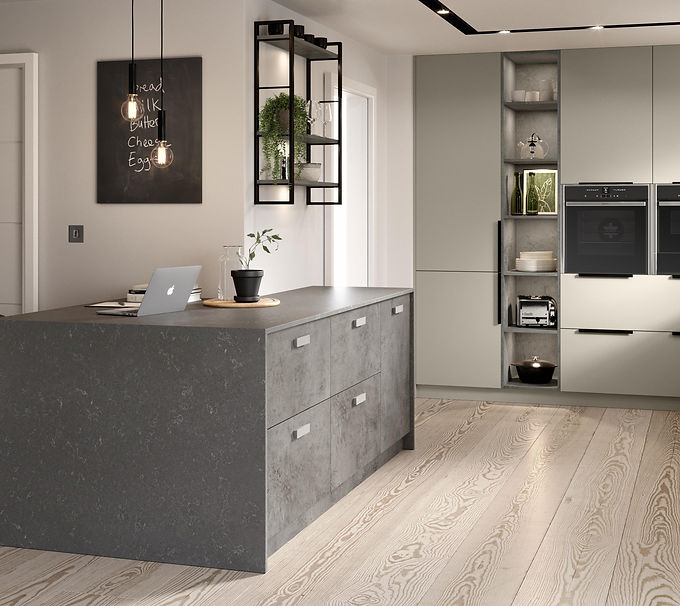 Unity Pebble Grey Supermatt & Trellick Concrete.jpg