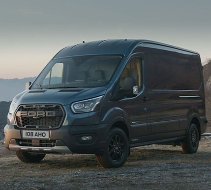 Left hand drive ford transit truck
