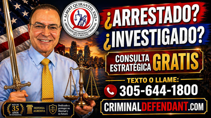 Arrestado o investigado en Miami? Qué hacer cuando la policía lo detiene en Florida