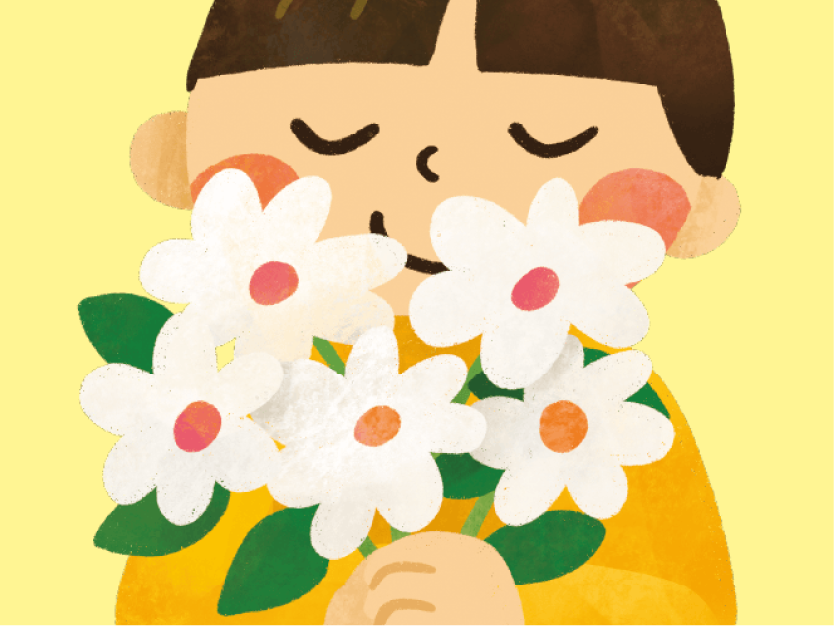 Work｜知育玩具『体のしくみカード』｜挿絵