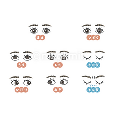 目の動きのセット