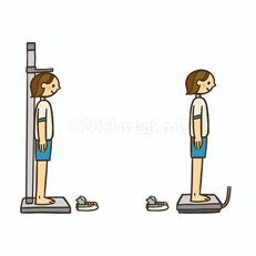 身体測定：裸足版