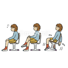悪い姿勢の見本セット