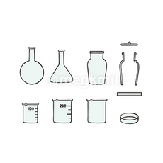 理科の実験器具B_色つき