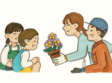 Work｜難聴リーフレット｜イラスト・デザイン
