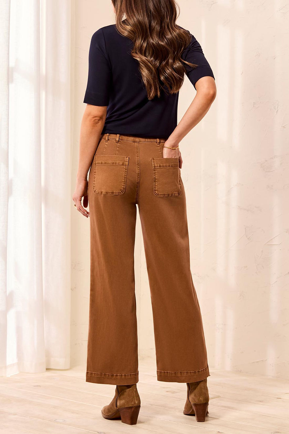 Thumbnail: TRIBAL Sophia Hazelwood Super Straight Ankle Denim