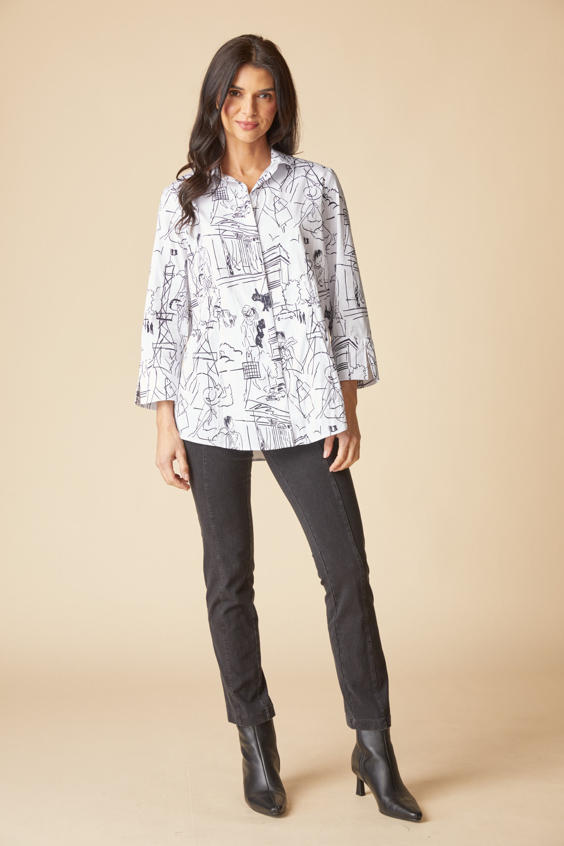 Habitat White Placket Shirt
