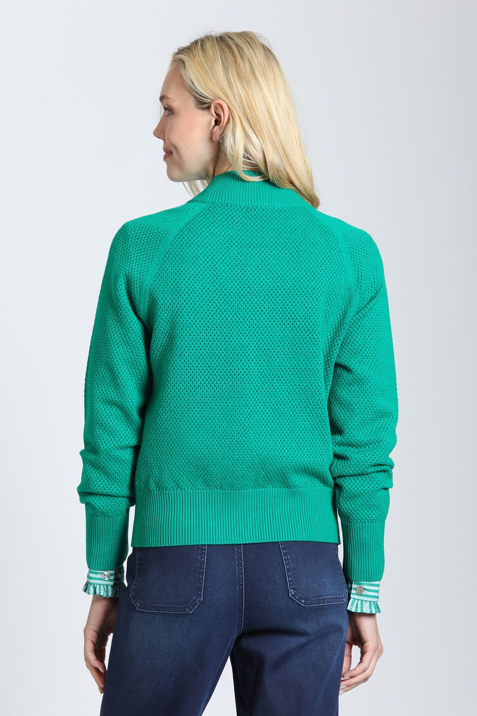 Thumbnail: APNY Emerald Full Zip Cardigan