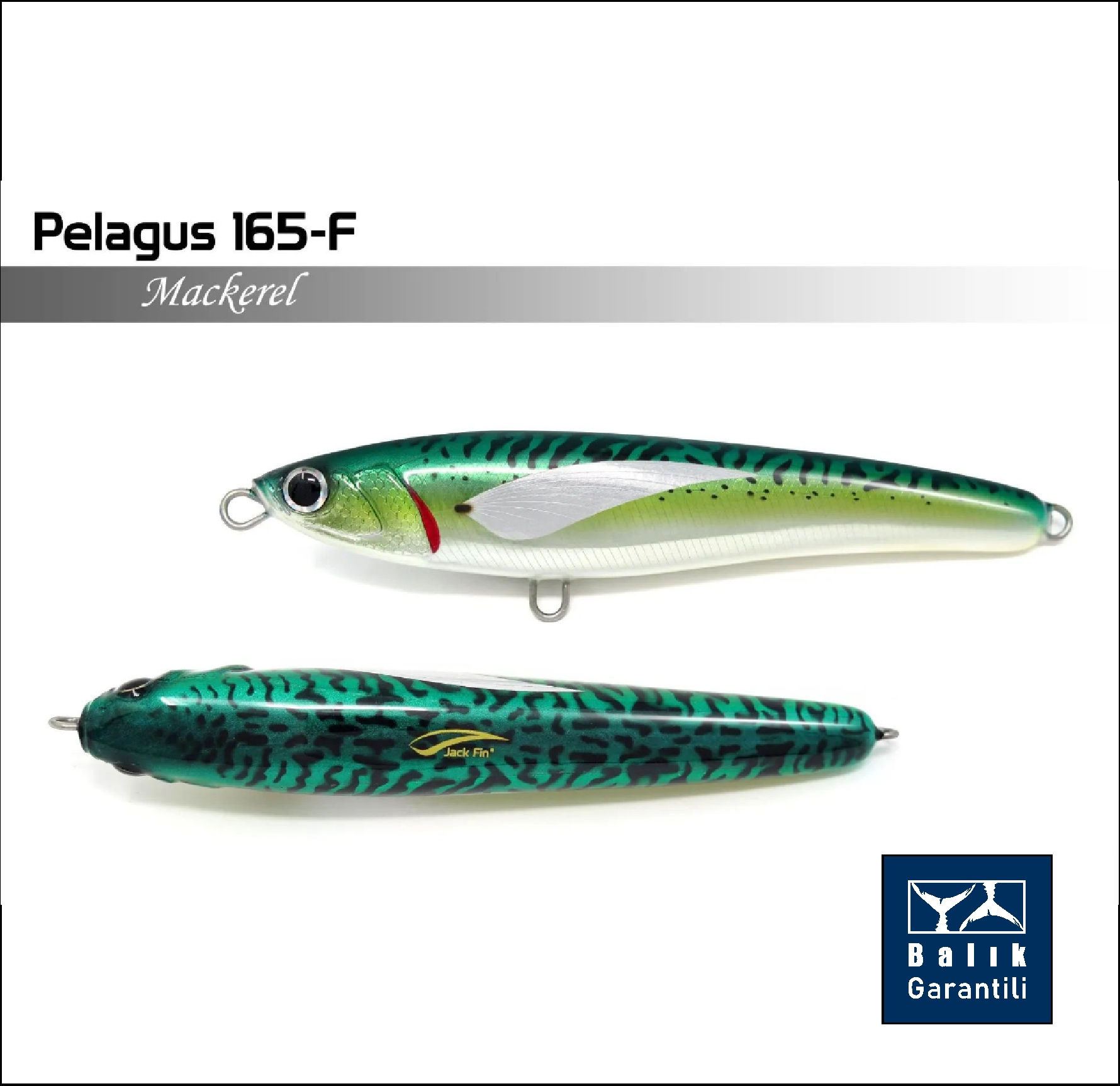 Jack Fin Pelagus 165-F Sahte Yem Mackerel