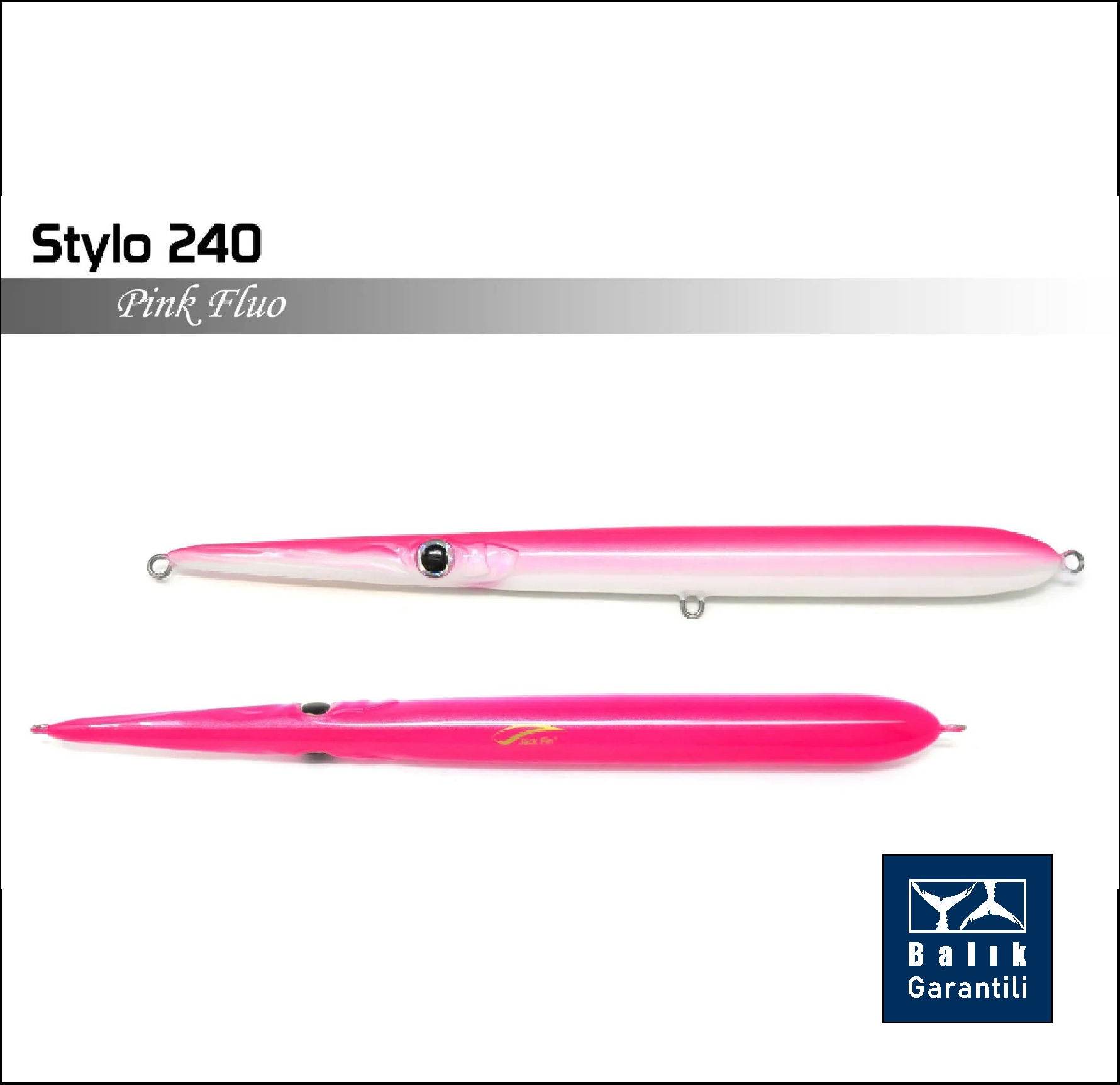Jack Fin Stylo 240 Sahte Yem Pink Fluo