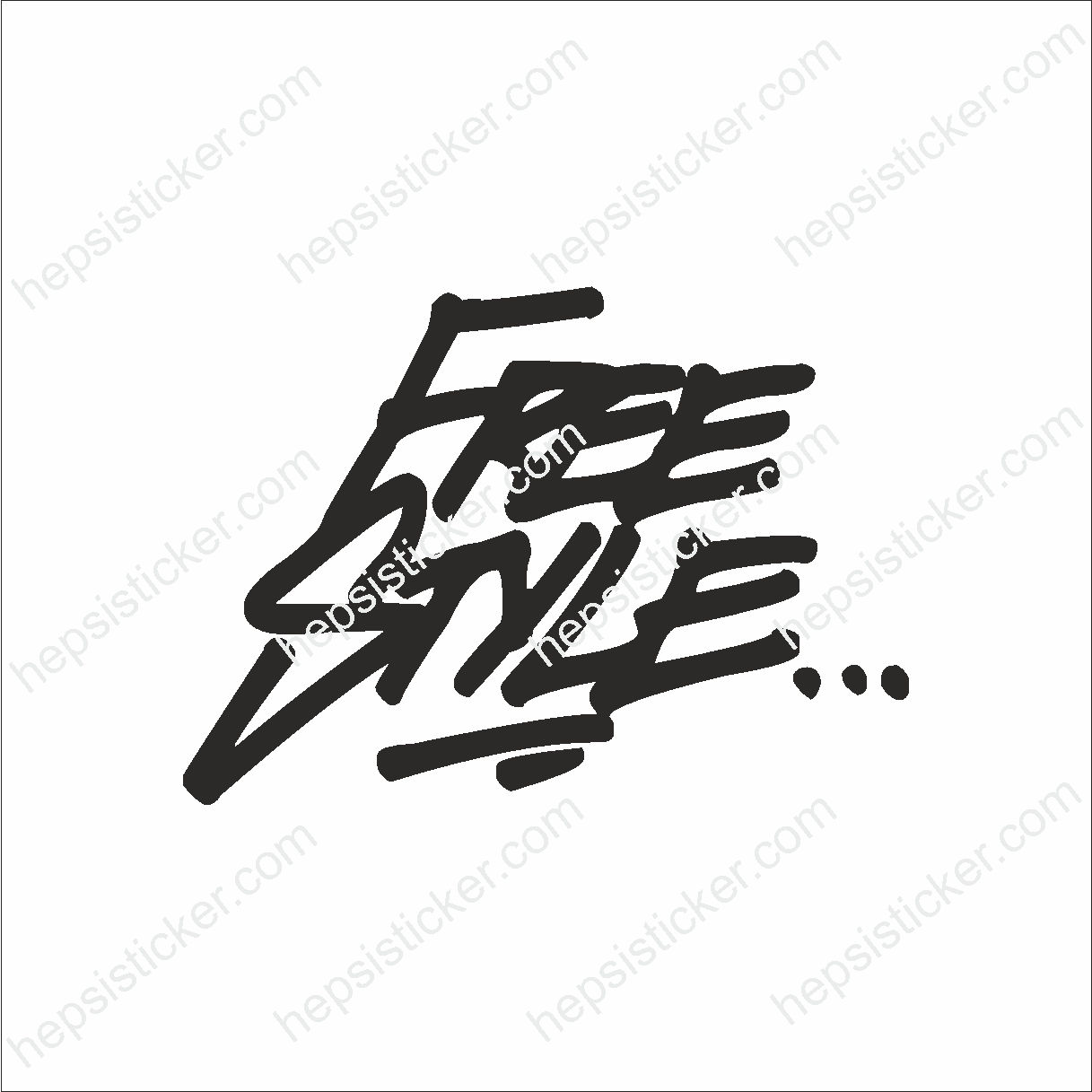 Free Style - Sticker