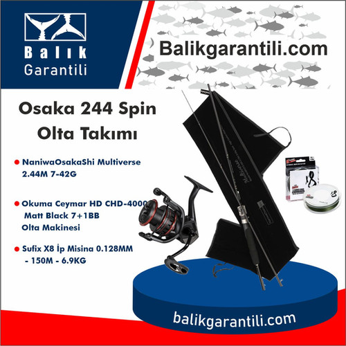 Osaka 244 Spin Olta Takımı | Balik Garantili