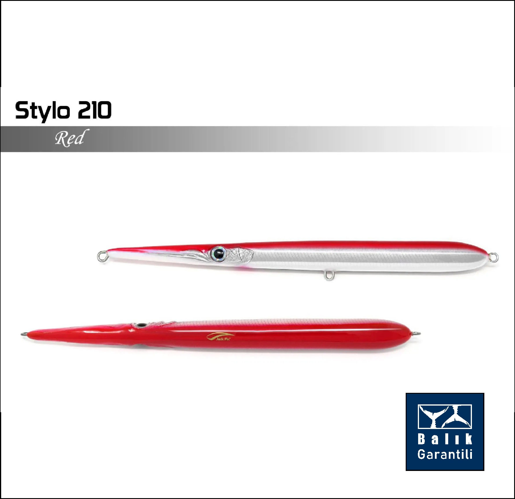 Jack Fin Stylo 210 Sahte Yem Red