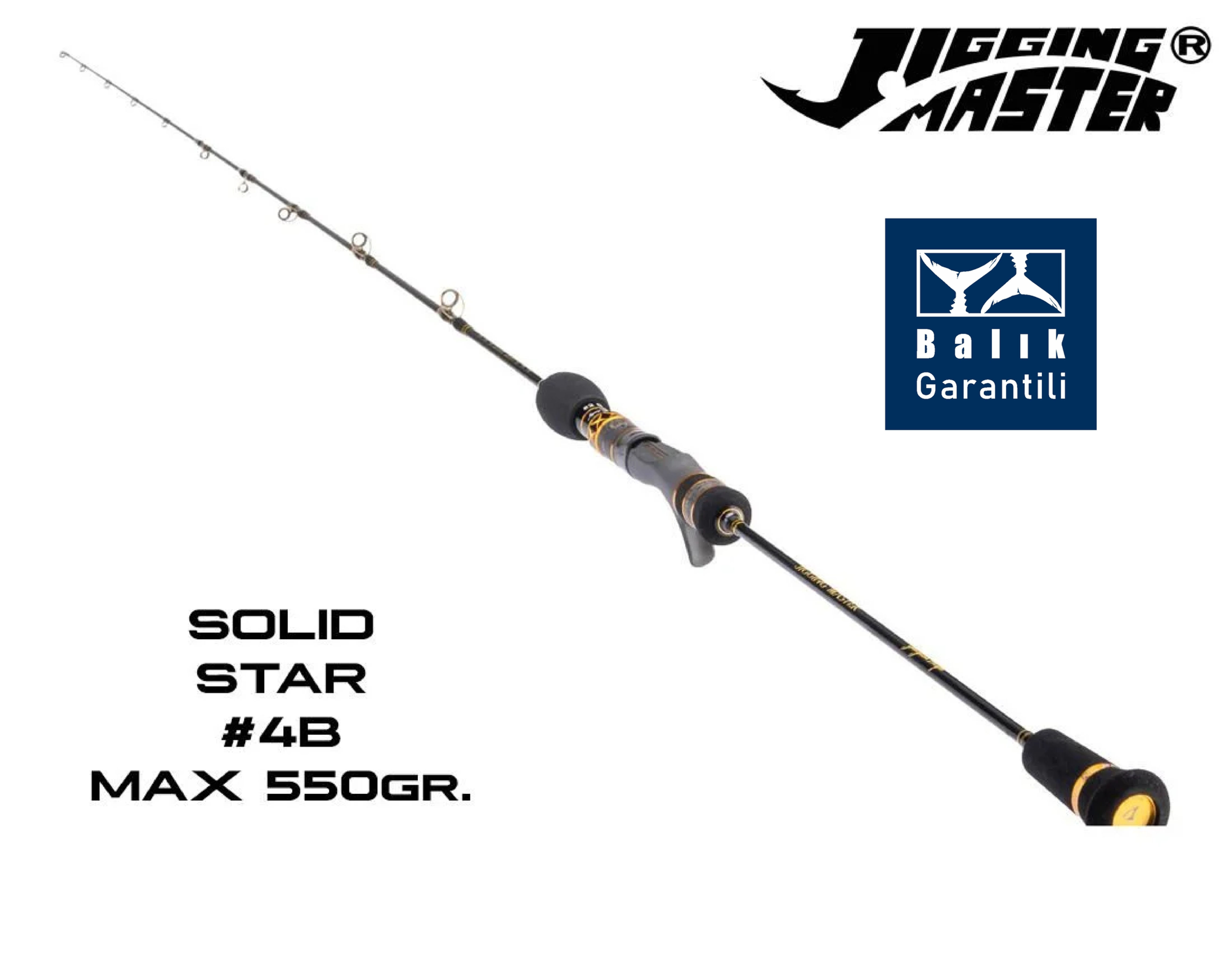 Jigging Master Solid Star #4/B 172cm Max 550gr. Tetikli Spiral Kamış
1