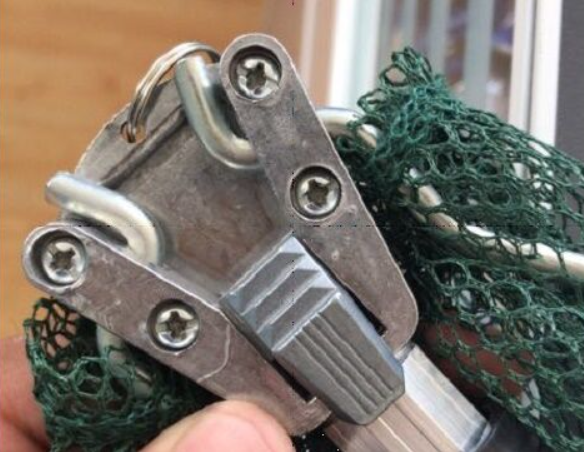 Küçük resim: Powerex Üçgen Katlanır Kepçe - 150cm Sap / 50*50 File
