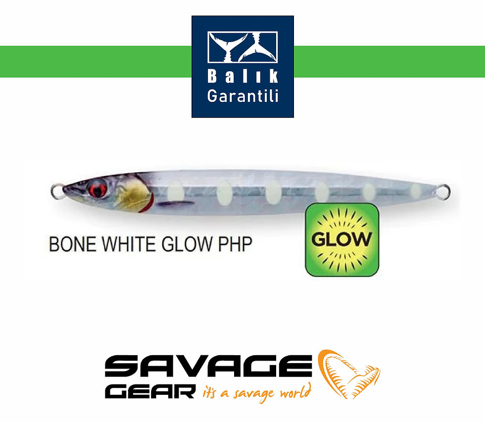 Savage Gear 3D Slim Jig Minnow 10cm 40gr Sahte Balık Bone White Glow PHP