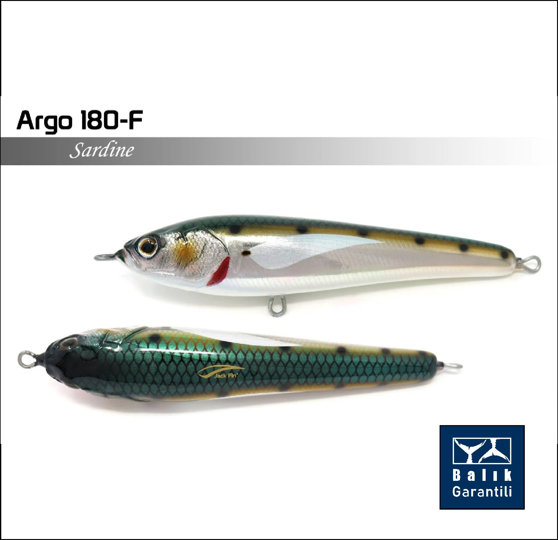 Jack Fin Argo 180-F Sahte Yem Sardine