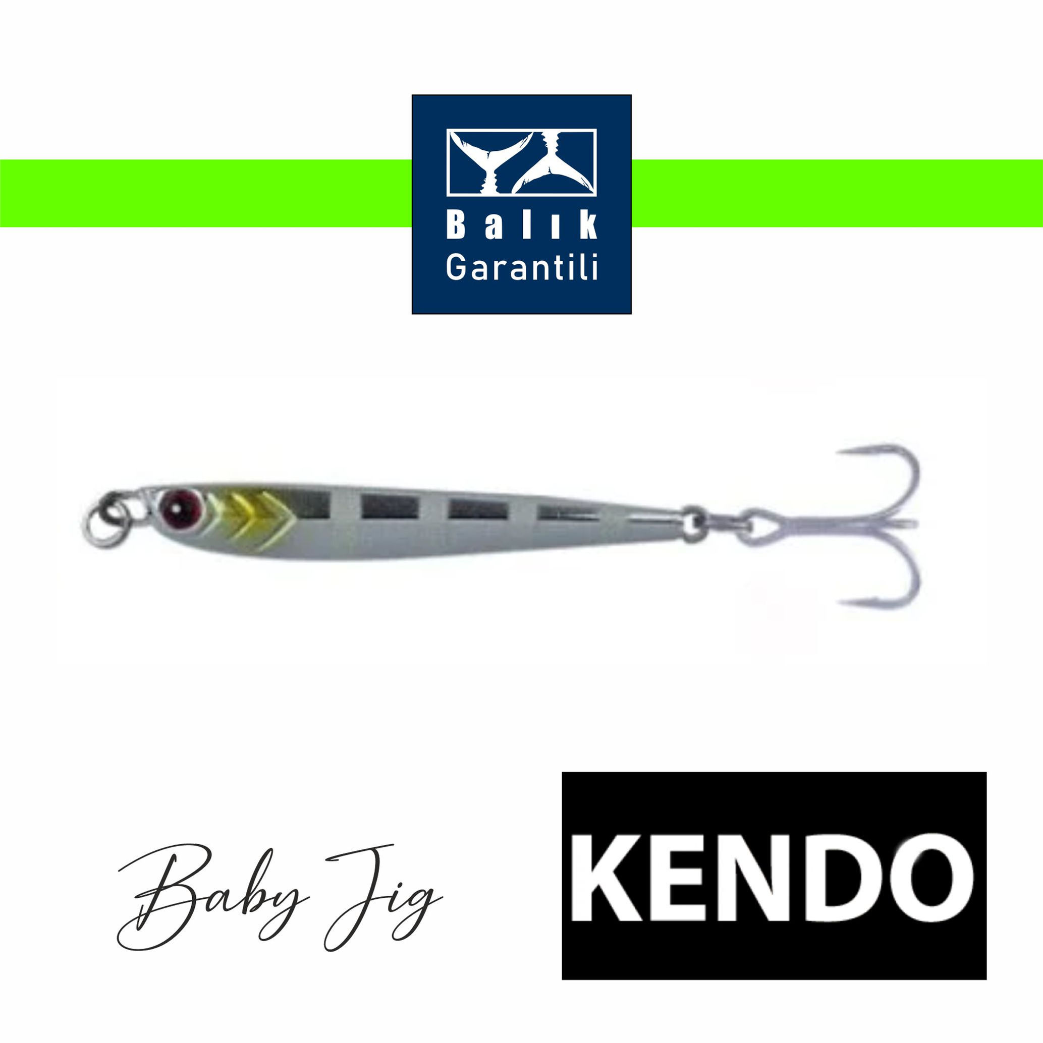 Kendo Baby-JİG 34mm 5g Sahte Balık Renk:32