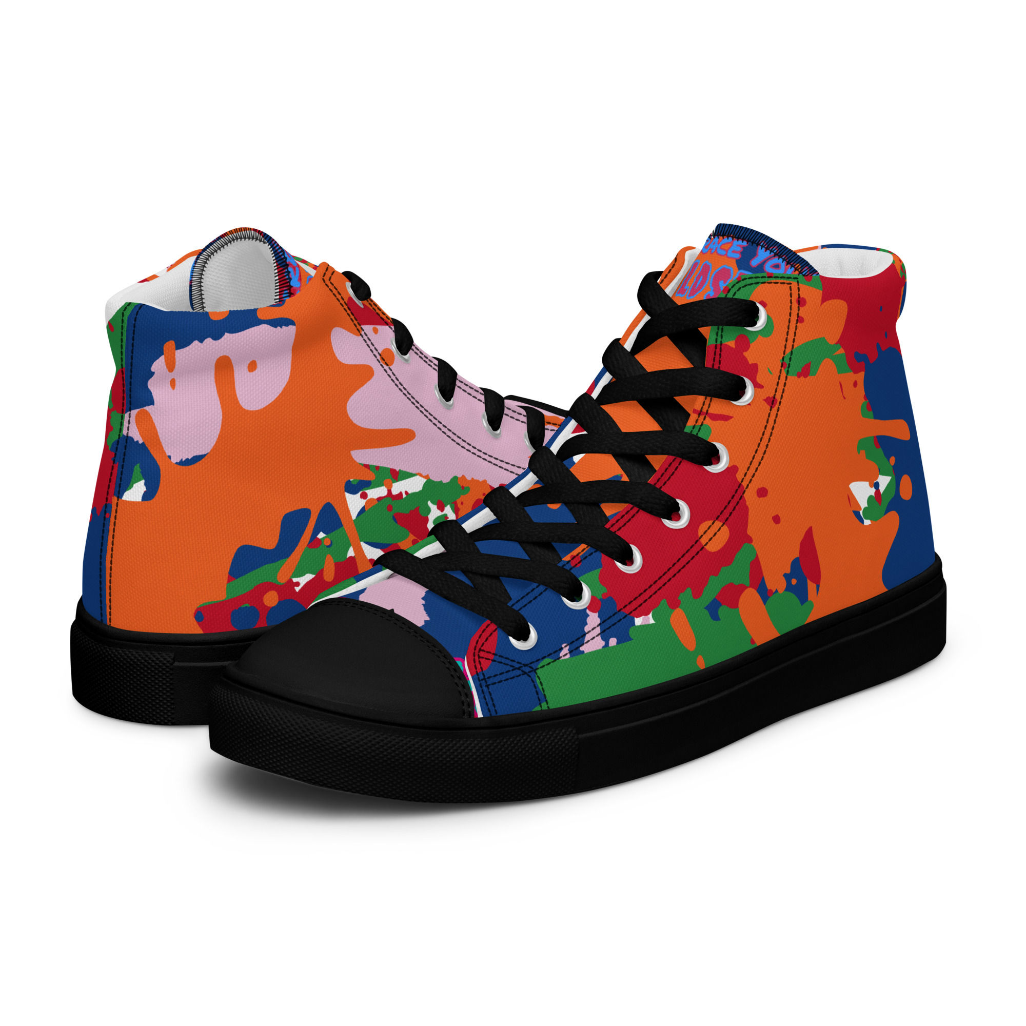 Women’s high top canvas shoes