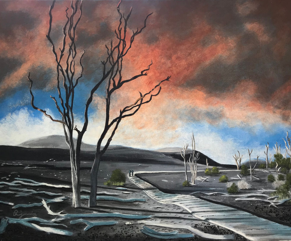 Painting of Kilauea