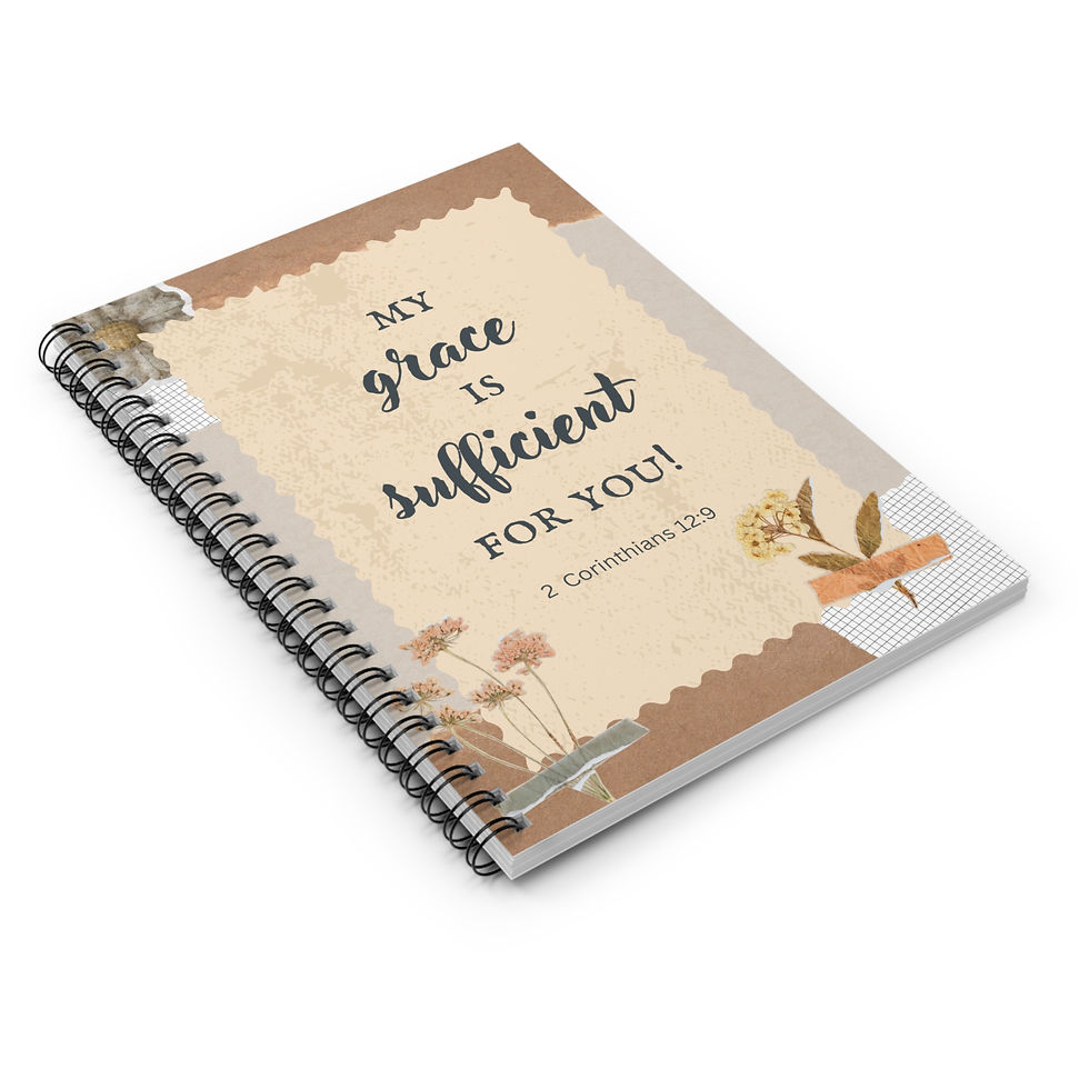 Miniatura: My Grace is Sufficient Christian Inspirational Notebook, JOURNAL, GGOD115-34