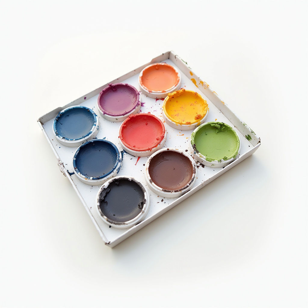 Artist Watercolor Palette
