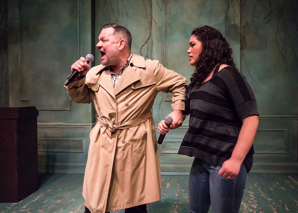 Todd Wojcik and Allyce Torres