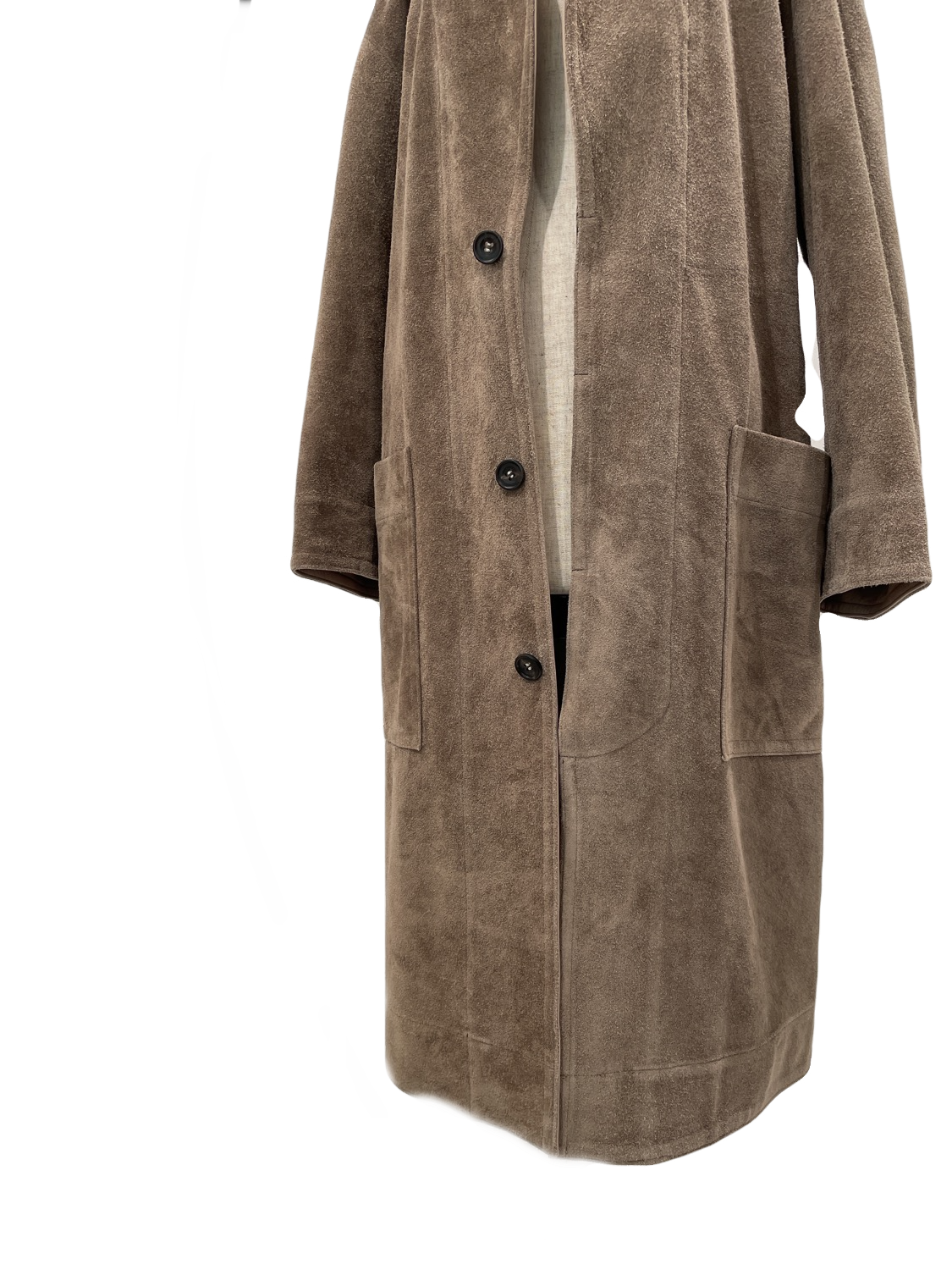 sheepskin duster coat