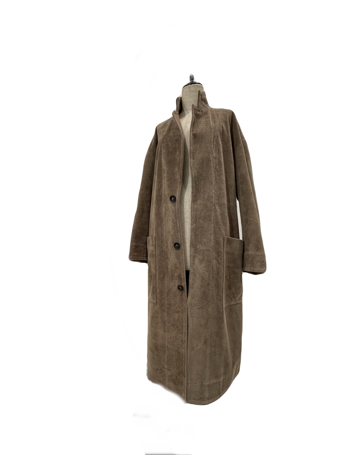 sheepskin duster coat