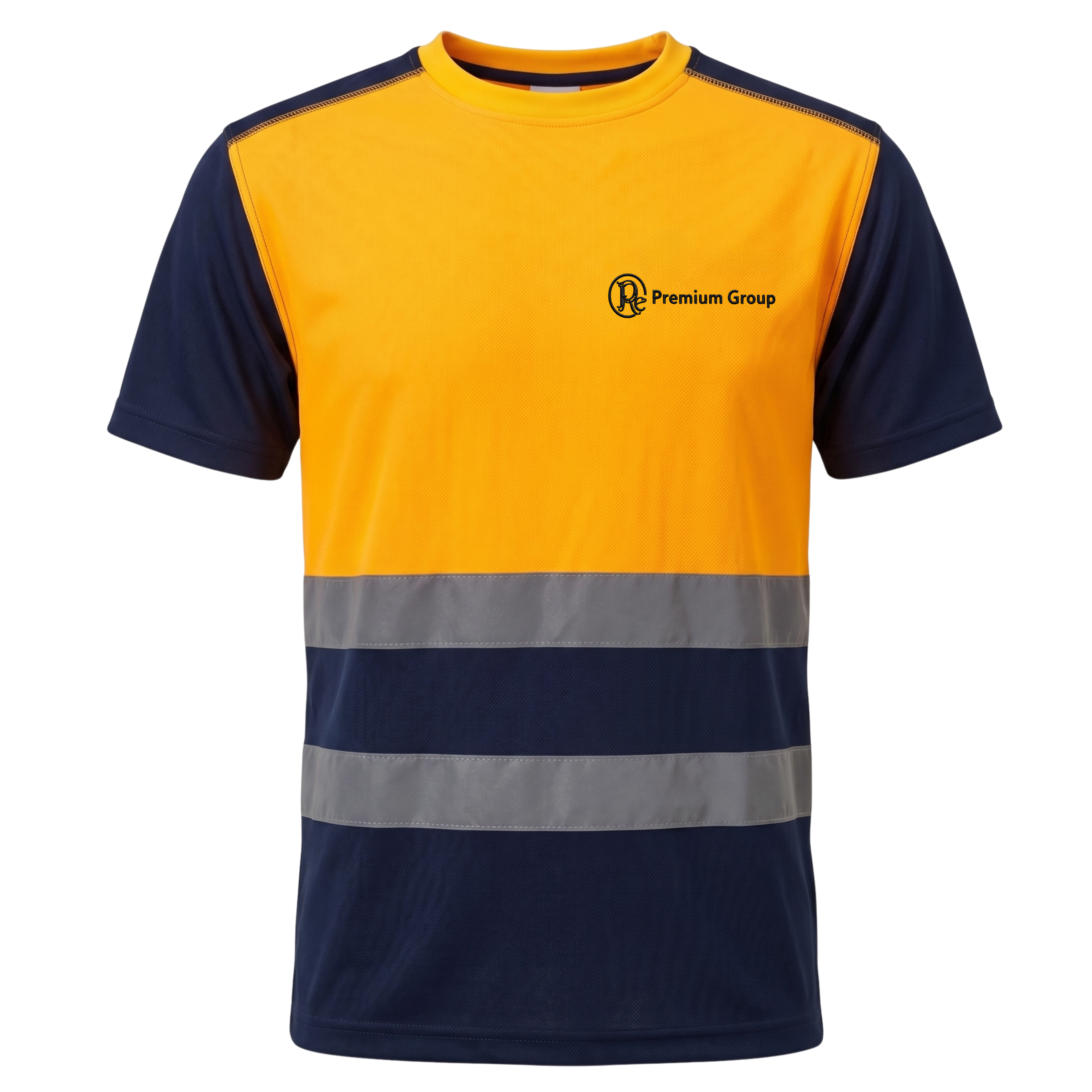 Premium Group High-Visibility Safety Yellow T-Shirt