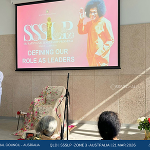 Sri Sathya Sai Leadership Program, Zone 3, QLD, Australia