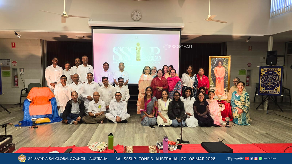 Sri Sathya Sai Leadership Program, Zone 3, South Australia