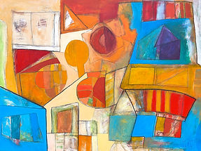 W. K. Johnson Artist Abstract Painting