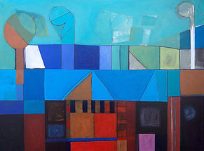 Abstract Painting By W. K. Johnson Artist