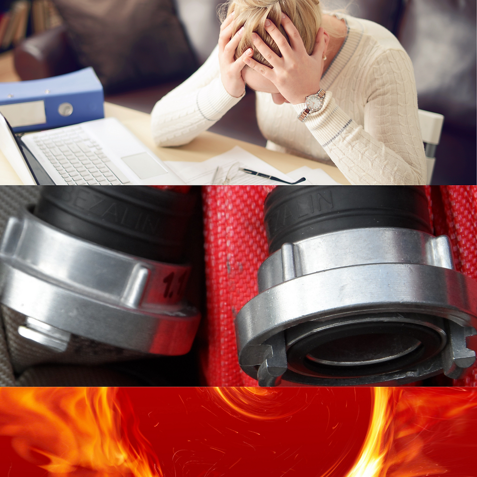 A fire hose for a burning crisis: a dark website