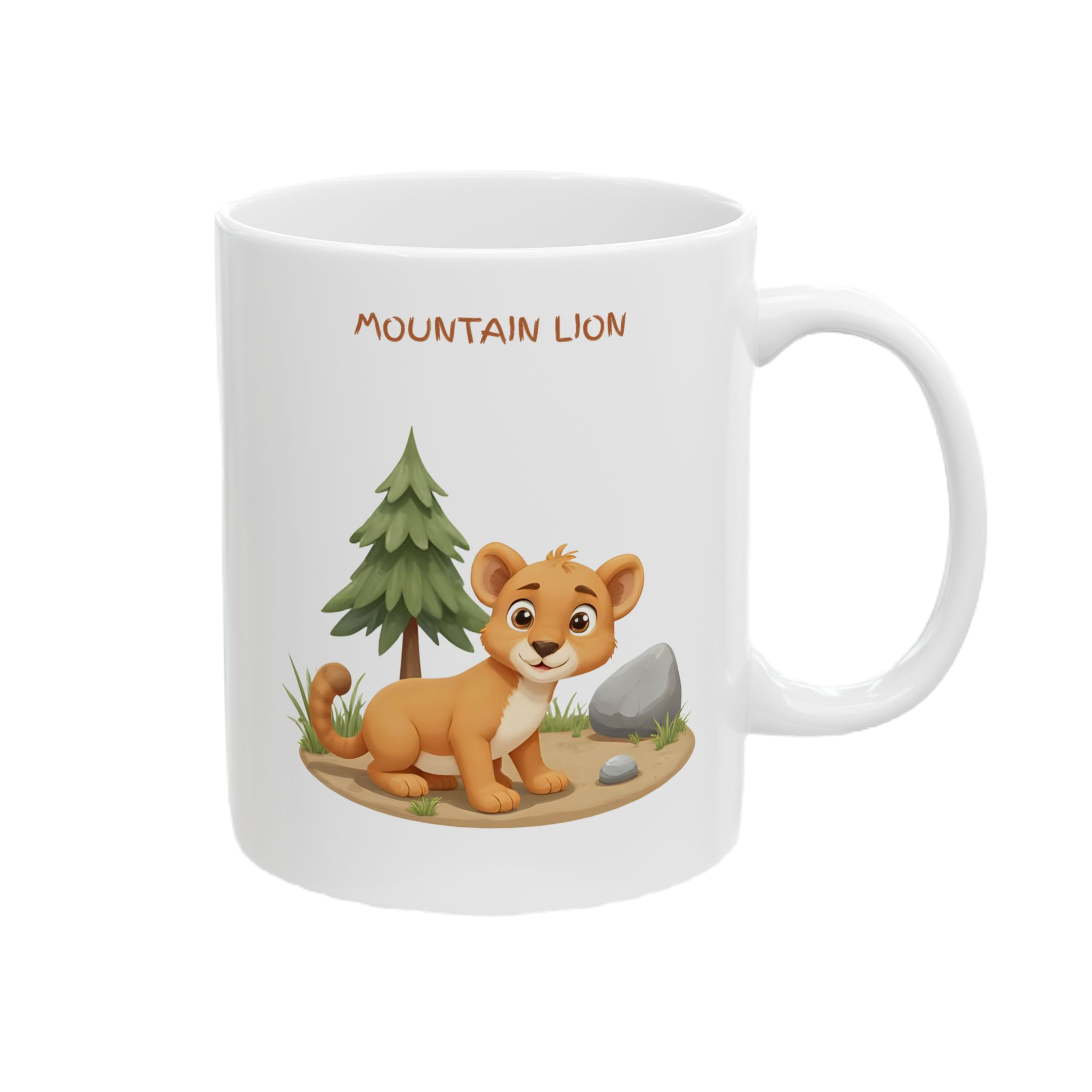 Mountain Lion (My Purr-fect Mountain Lion Mug)! Ceramic Mug, (11-oz)