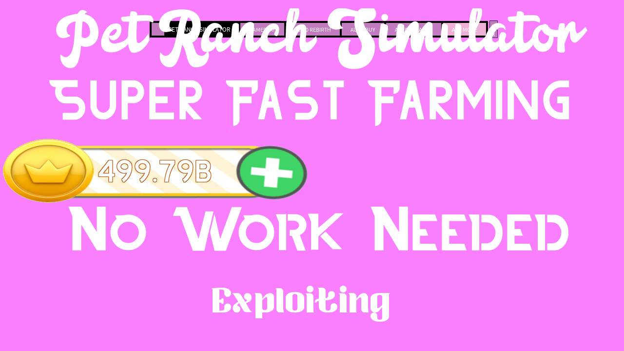 Pet Ranch Simulator
