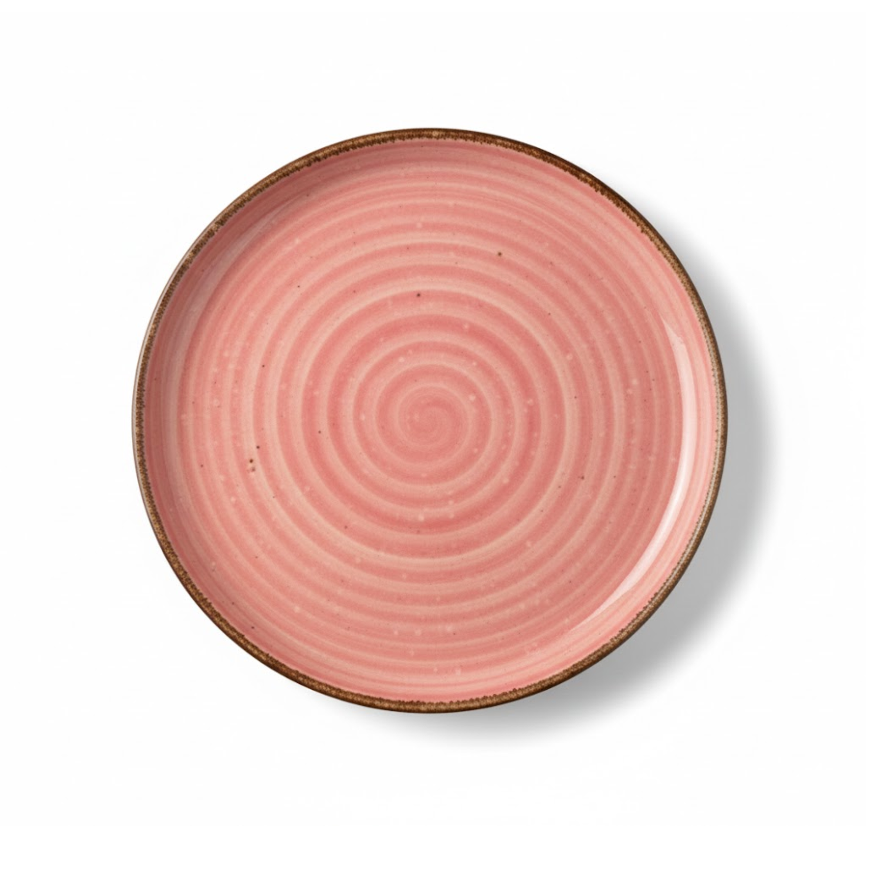 Plato Pastel Alto 20cm Rojo Spiral