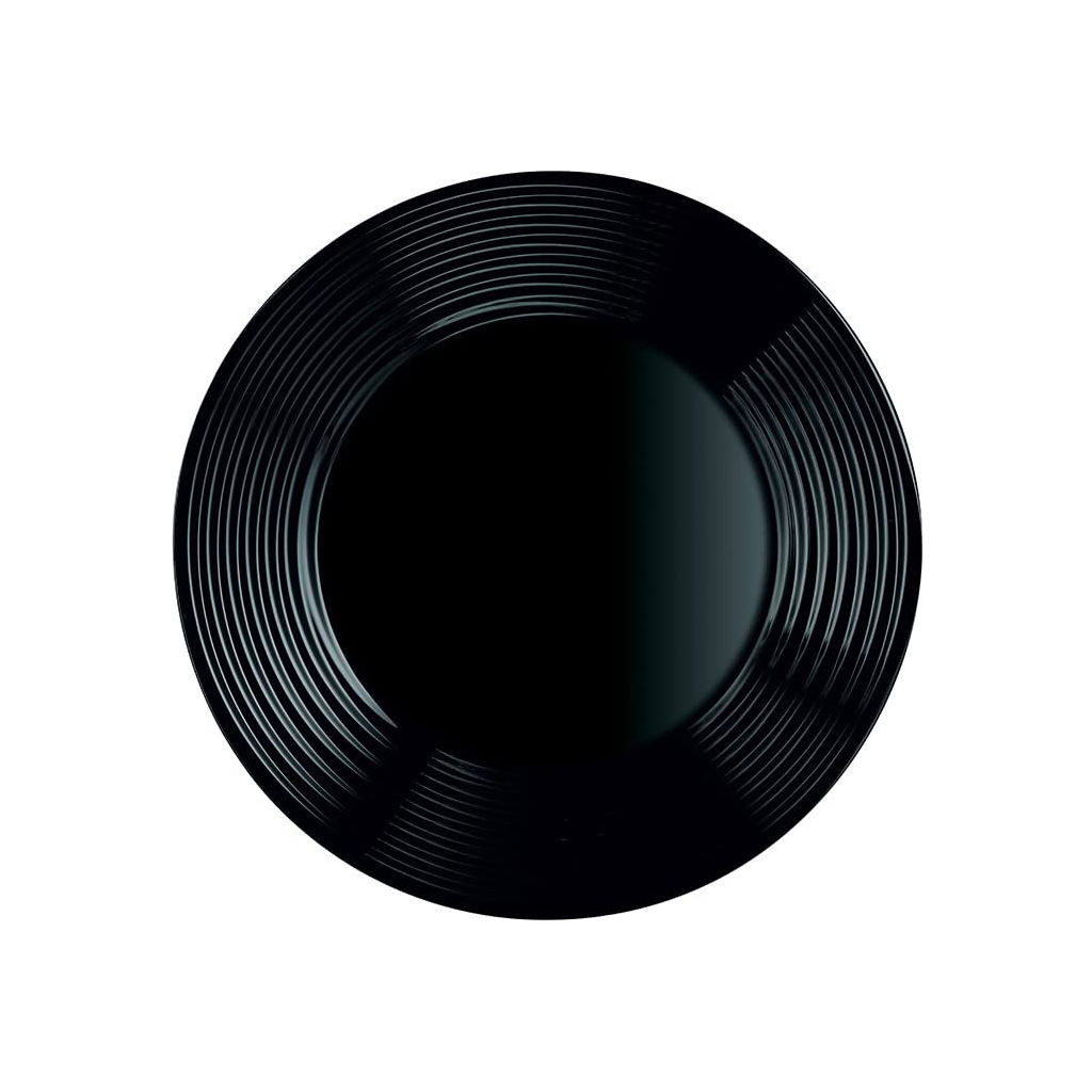 Plato Trinche Harena Negro De 25 cm Luminarc