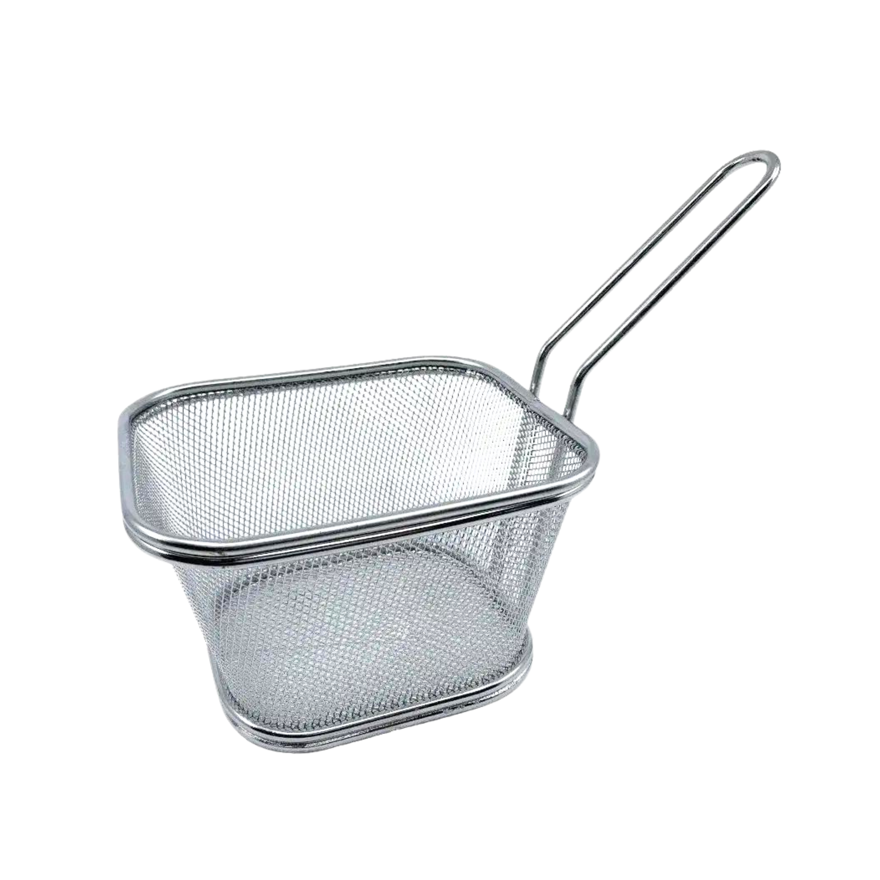 Mini Canasta Chip Rectangular 13 cm Acero Inoxidable