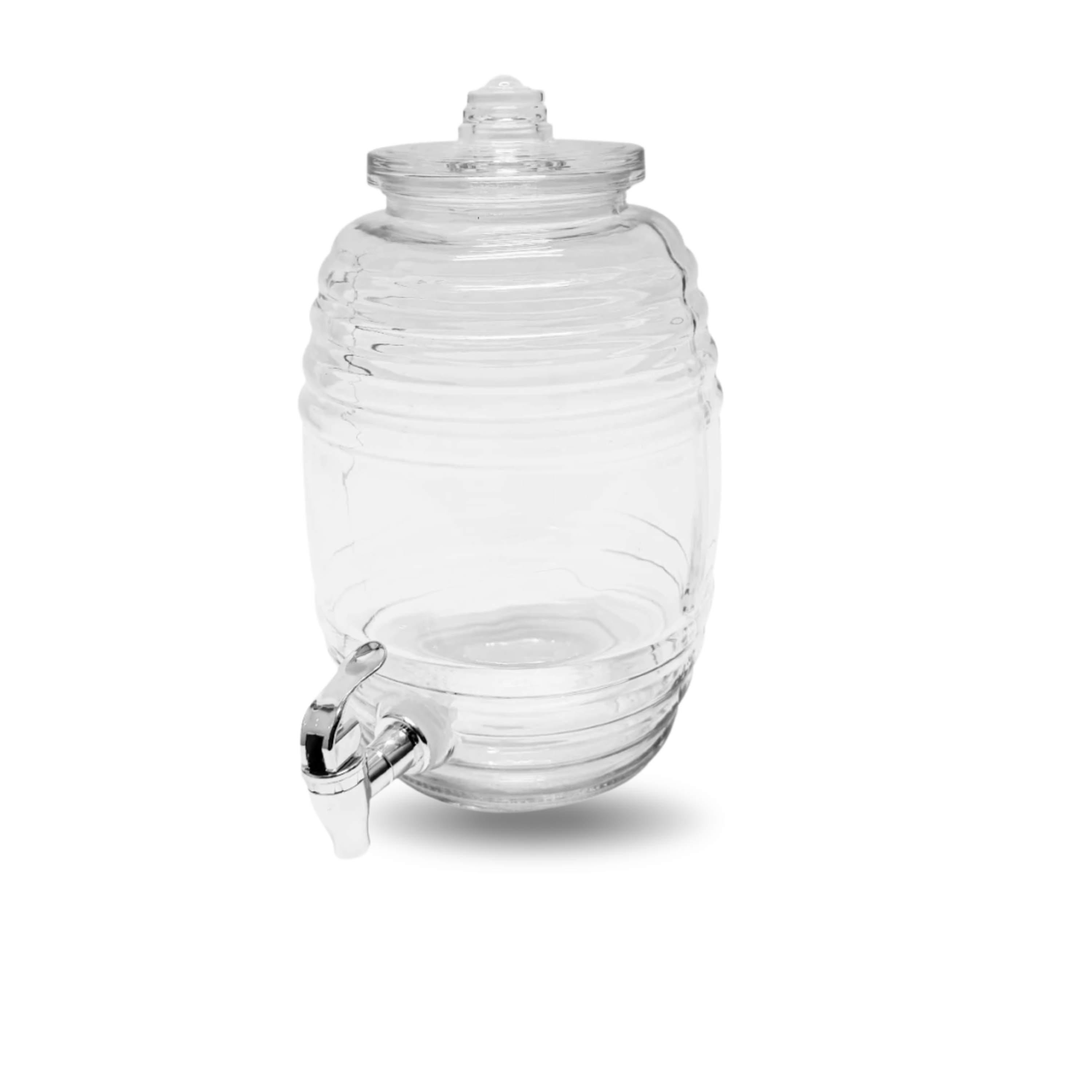Vitrolero Barril 5 Lts Con Llave Vidrio