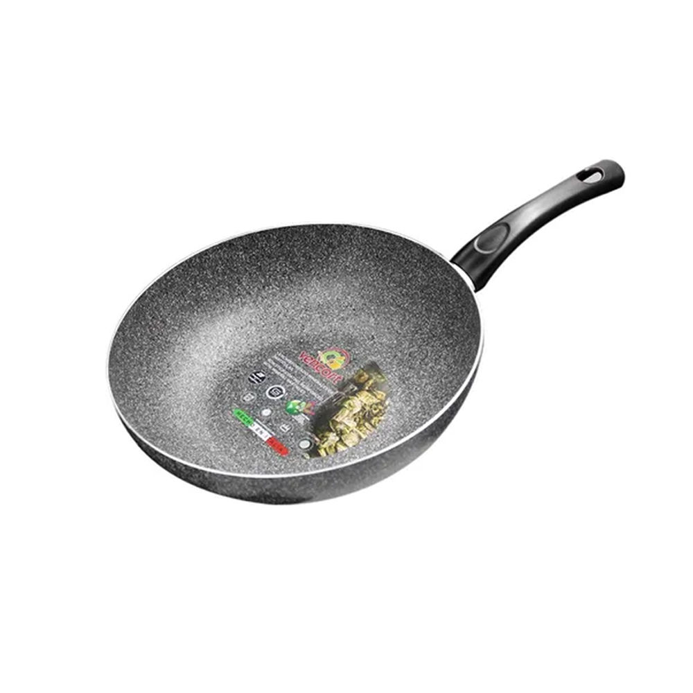 Wok Con Teflon De 28 cm Granito Vencort