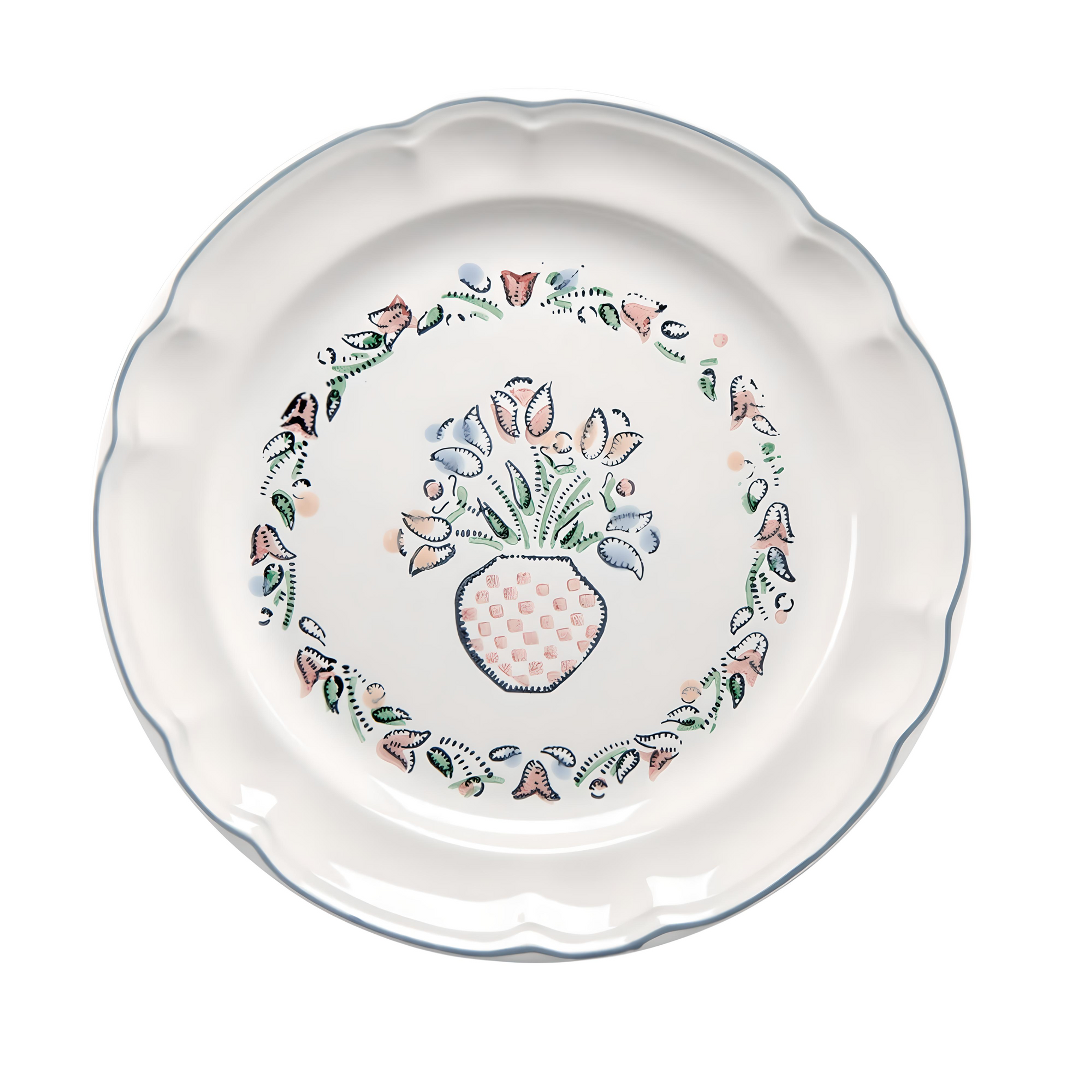 Plato Pastel 20cm Tulipan Rosa Santa Anita