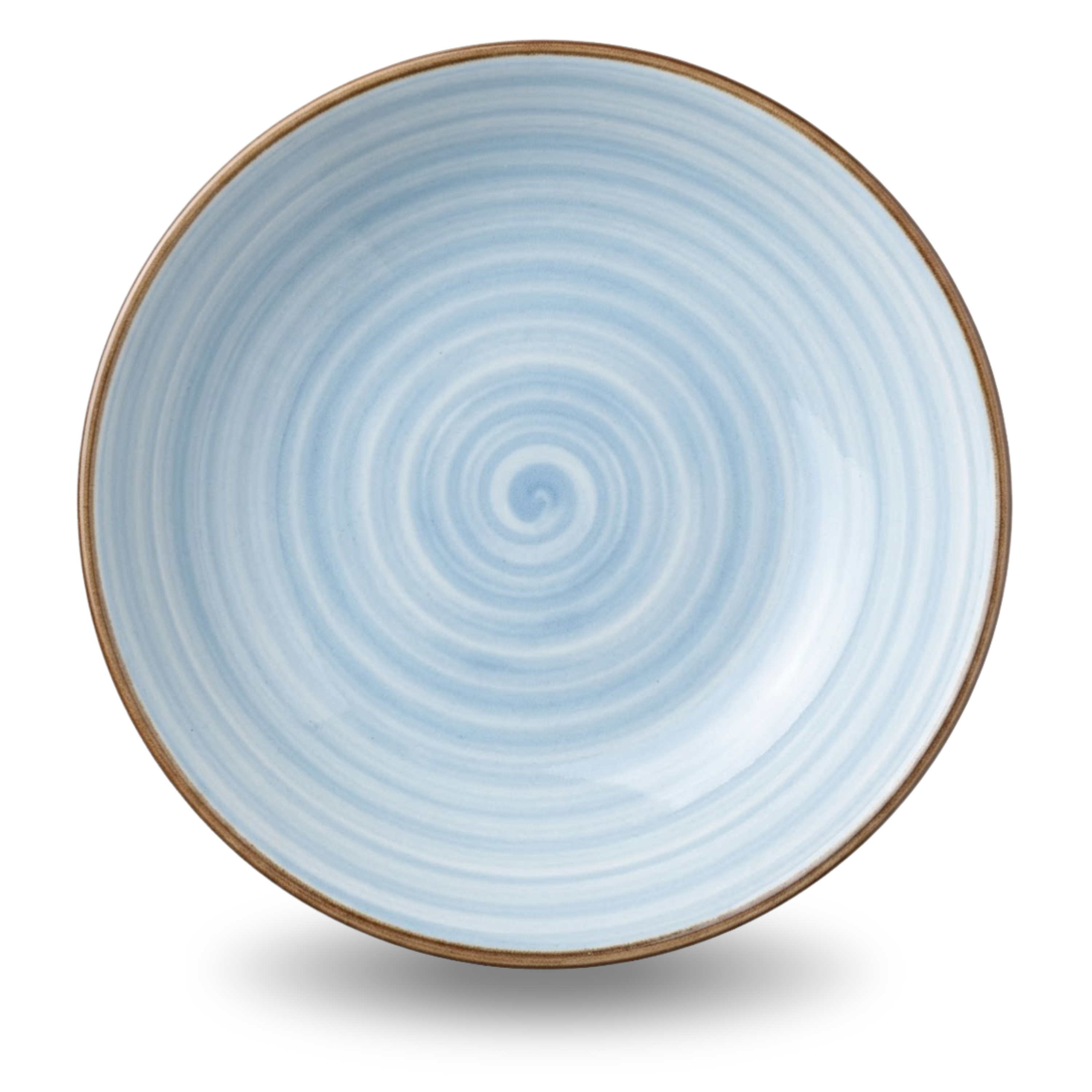 Plato Trinche Coupe 30cm Azul Spiral