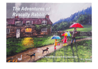 Picture search book, Pete Rumney Art, Picture Book, Rascally Rabbit