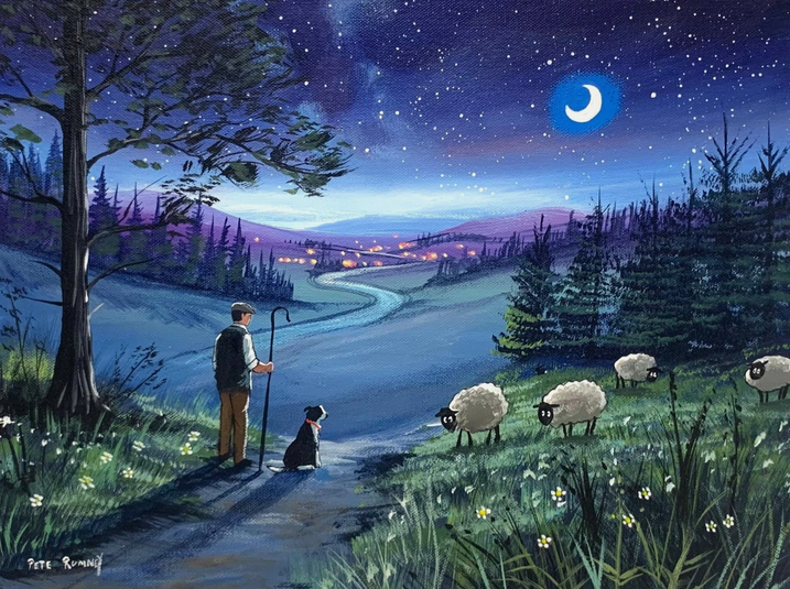 Pete Rumney Art, Original Painting, Original Art